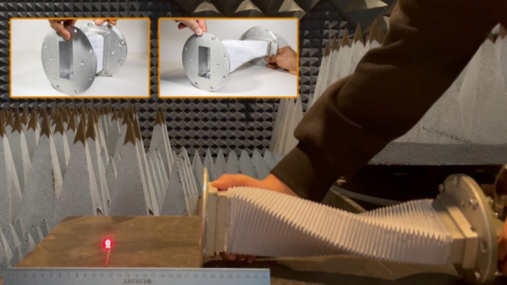 Origami-inspired space structure is compact when launched, expanded in ...