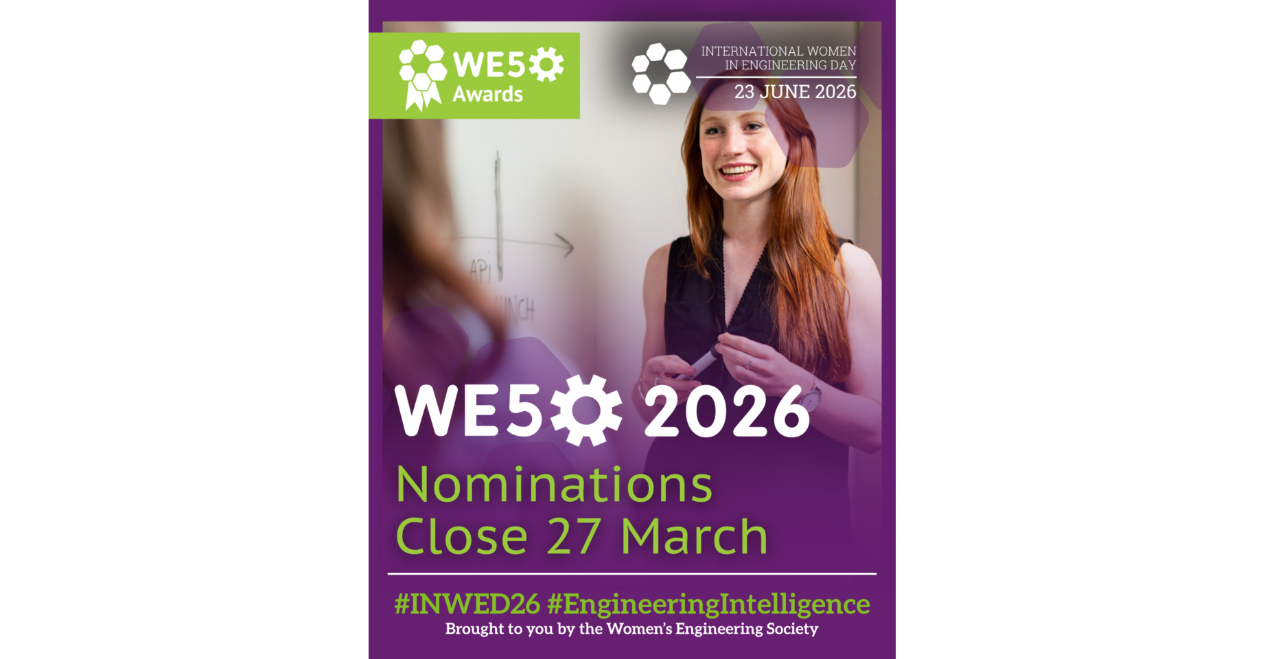 Nominations open for the 2026 Top 50 Women in Engineering Awards